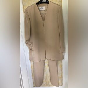 Champagne Silk Semi-Formal Suit